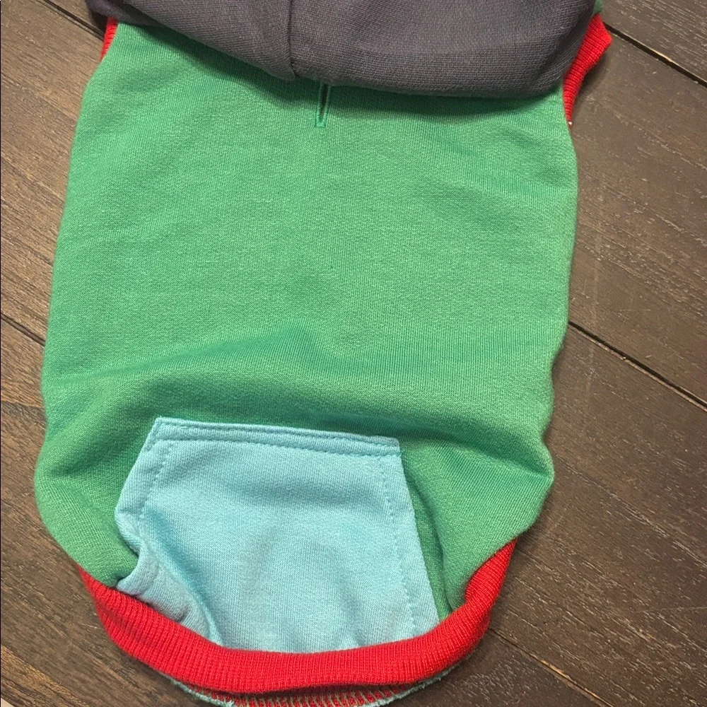 NWT Wondershop Festive Pet Hoodie in Green and Red